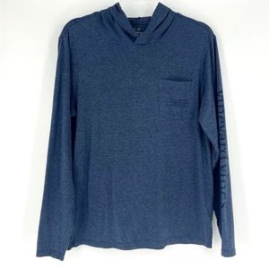 Vineyard Vines Edgartown Longsleeve T-Shirt Hoodie Whale Logo Navy Small